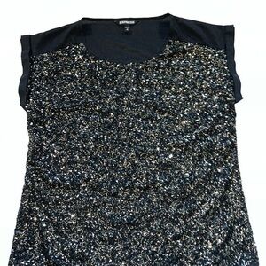 EXPRESS GOLD SEQUENCE TOP SZ M